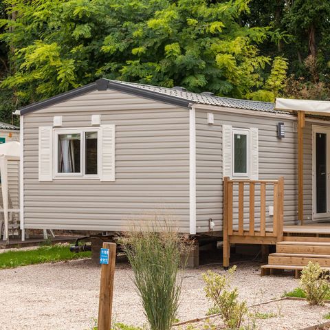 CASA MOBILE 6 persone - Casa mobile | Comfort | 3 camere da letto | 6 persone | Terrazza rialzata | Aria condizionata | TV