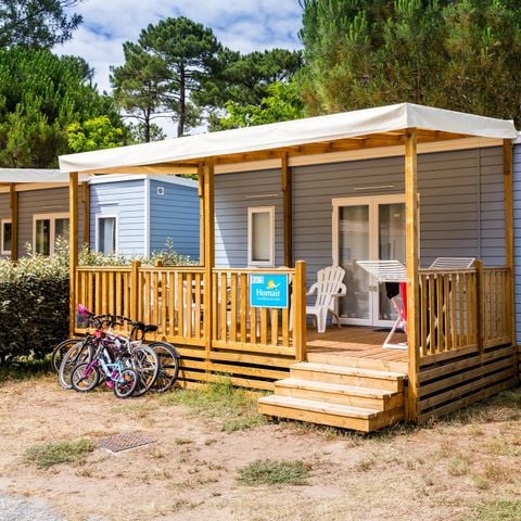 Stacaravan 6 personen - Stacaravan | Comfort | 3 Slaapkamers | 6 Pers. | Verhoogd terras