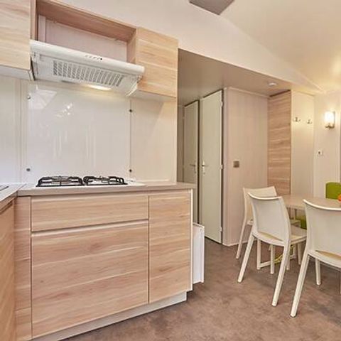 Mobilheim 6 Personen - Mobilheim | Comfort | 3 Zi. | 6 Pers. | Einfache Terrasse | TV