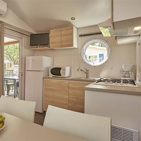 Mobilheim 6 Personen - Mobilheim | Comfort | 3 Zi. | 6 Pers. | Einfache Terrasse | TV