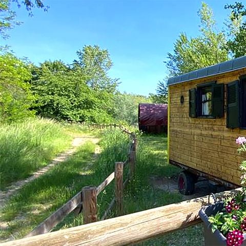 Accommodatie 3 personen - Gîte Bohème caravan