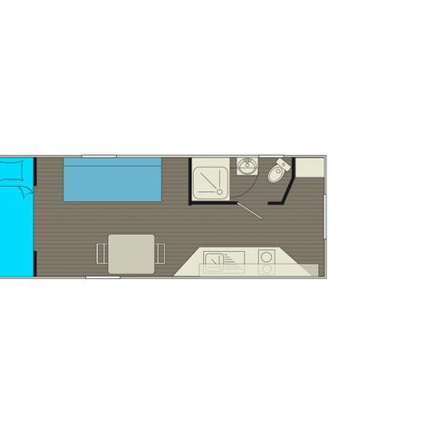 Unterkunft 2 personen - 2 Personen 21m2