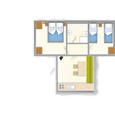 Mobile home 5 persons - BAIA LUX