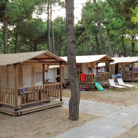 CANVAS AND WOOD TENT 5 people - SunLodge Safari
