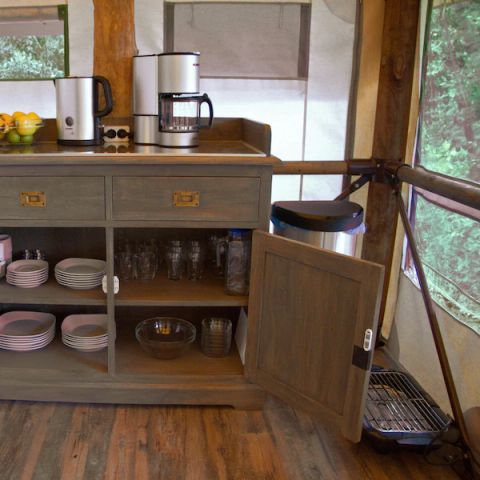 CANVAS AND WOOD TENT 5 people - SunLodge Safari