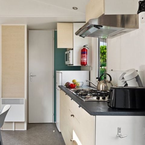 BUNGALOW 4 personnes - Comfort | 2 Chambres. | Terrasse surélevée | Clim.