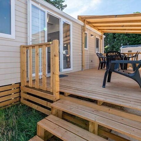 BUNGALOW 6 personnes - Comfort | 3 Ch. | 6 Pers. | Terrasse surélevée | Clim.
