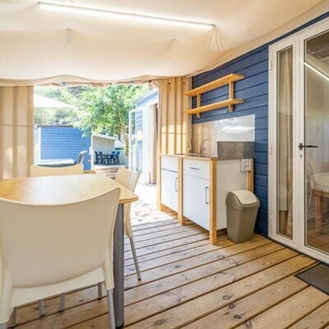 LODGE 5 personen - Hybrid Lodge Tent | 2 Slaapkamers | 4/5 Pers. | Klim.