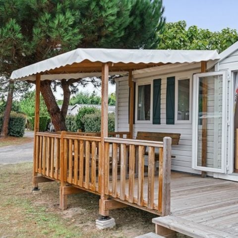 MOBILE HOME 4 people - Mobile-home | Comfort | 2 Bedrooms | 4 Pers. | Raised terrace | Air-con.