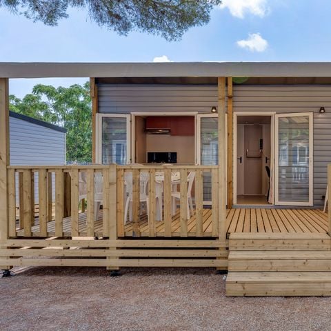 MOBILE HOME 6 people - Mobile-home | Comfort | 2 Bedrooms | 4/6 Pers. | Raised terrace | Air-con.