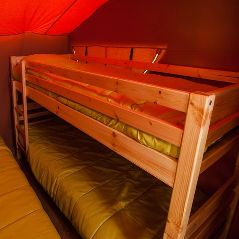 Lodge 5 personen - Lodge | 2 slaapkamers | 4/5 personen | Geen badkamer