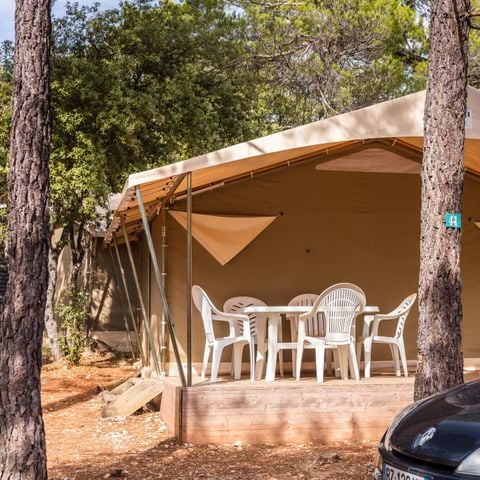 Lodge 5 personen - Lodge | 2 slaapkamers | 4/5 personen | Geen badkamer