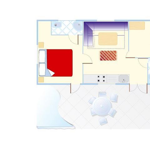 MOBILE HOME 6 people - Mobile Home Joshua XL