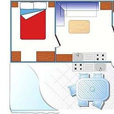 BUNGALOW 5 personnes - Joshua