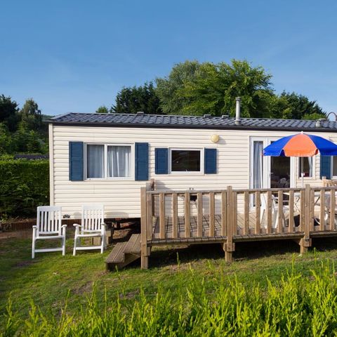 BUNGALOW 6 personnes - Comfort | 2 Ch. | 4/6 Pers. | Terrasse surélevée non couverte | Clim.