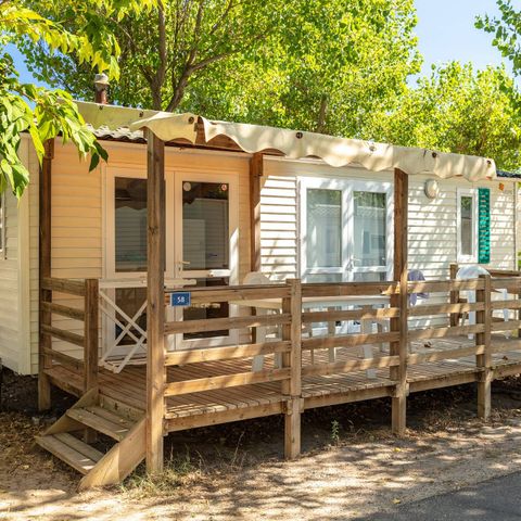 CASA MOBILE 6 persone - Casa mobile | Comfort | 2 Camere da letto | 4/6 Pers. | Terrazza coperta | Aria condizionata.