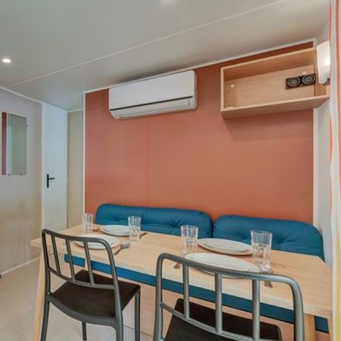 BUNGALOW 6 personnes - Comfort | 2 Ch. | 4/6 Pers. | Terrasse surélevée | Clim. 