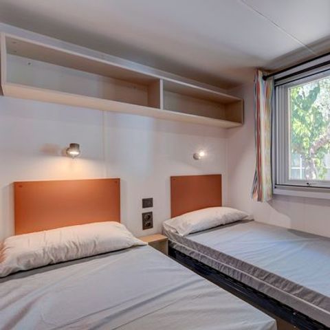 BUNGALOW 6 personnes - Comfort | 2 Ch. | 4/6 Pers. | Terrasse surélevée | Clim. 