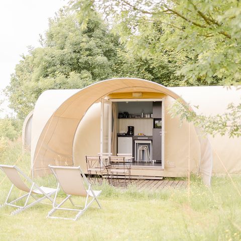 Glampingtent 4 personen - COCO LODGE, zonder sanitair