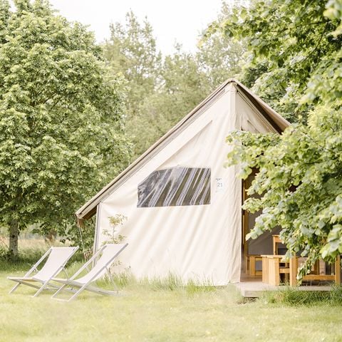 Bungalowzelt 4 personen - Lodge 21m² (ohne private Sanitäranlagen) 2/5 Pers.