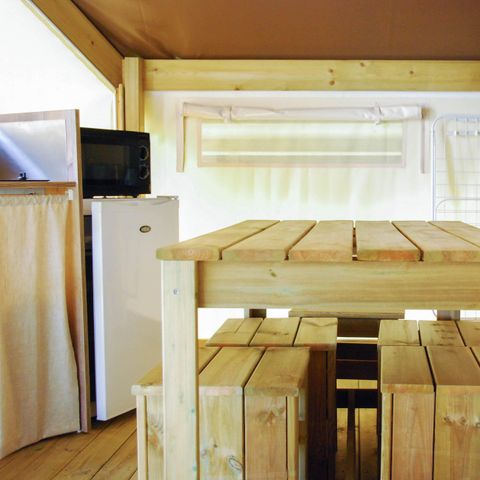 CANVAS BUNGALOW 4 people - LODGE, without sanitary facilities