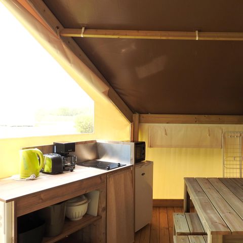 CANVAS BUNGALOW 4 people - LODGE, without sanitary facilities