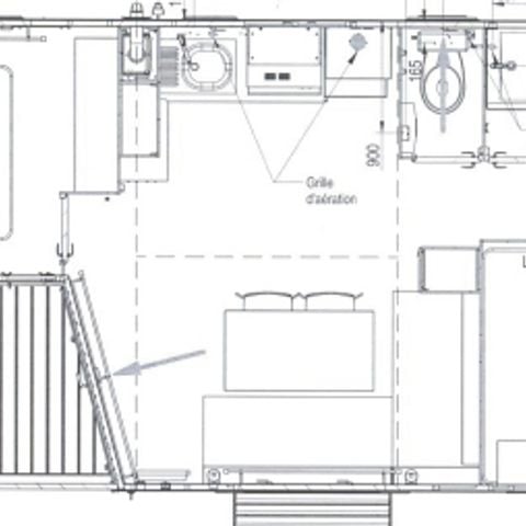 Mobile home 6 persons - Ophéa Classique 2 bedrooms 4/6 pers