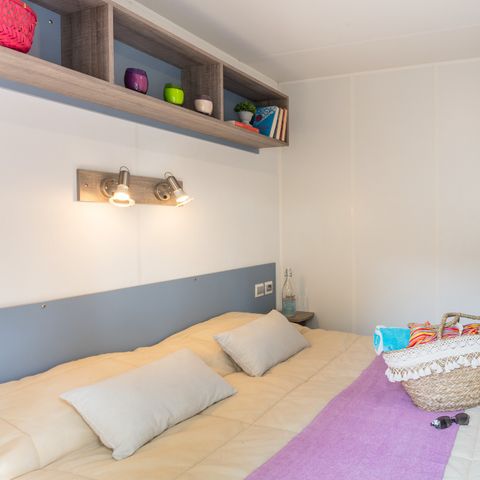 MOBILHOME 6 personas - Classic XL | 3 Dormitorios | 6 Pers. | Terraza elevada | Aire acondicionado.