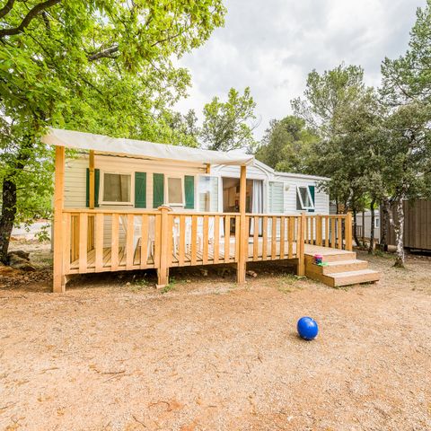 MOBILE HOME 6 people - Classic XL | 3 Bedrooms | 6 Pers. | Raised terrace | Air-con.