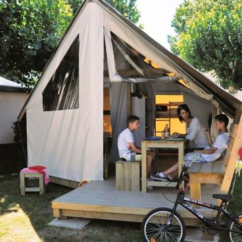 Bungalowzelt 4 personen - Bung Junior 4 Personen 2 Zimmer 17m² ohne Sanitäranlagen