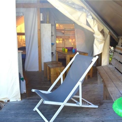 Bungalowzelt 4 personen - Zeltbungalow Junior 4 Personen 2 Zimmer 17m² - ohne Sanitäranlagen