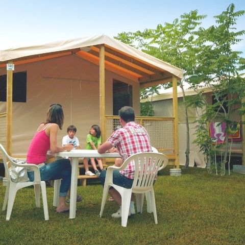 BUNGALOW IN TELA 5 persone - Sahari 2 camere 19m² - senza bagno
