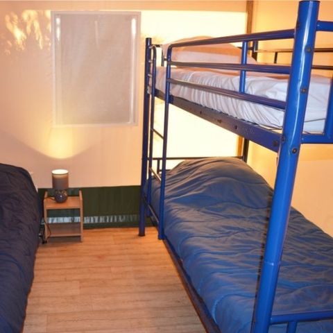 Bungalow toilé 5 personnes - Kiwi 2 chambres 25m² - sans sanitaires
