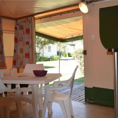 Glamping tent 5 persons - Kiwi 2 bedrooms 25m² - without bathroom