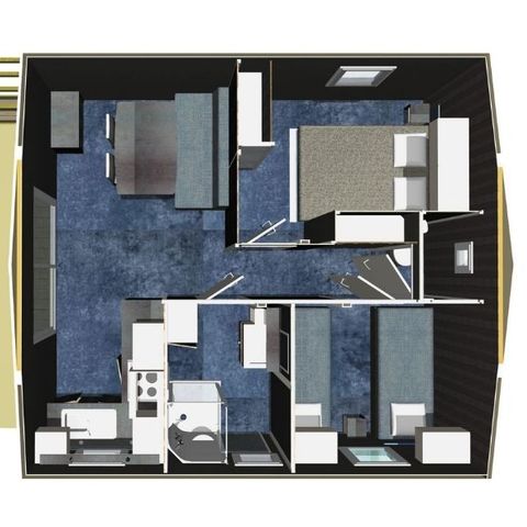 Chalet 5 persons - Evasion 2 bedrooms 26m² (26m²)