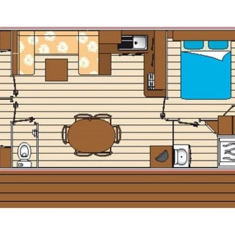 Chalet 7 persons - Leisure 3 bedrooms 31m²