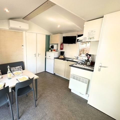Mobile home 5 persons - Select TV Clim Plancha - 2 Bedrooms - 4 adults + 1 child -10 years