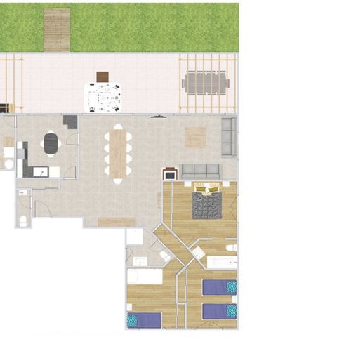 House 9 persons - Villa Balnéo for 9 people 3 bedrooms 2 bathrooms 130m² living area