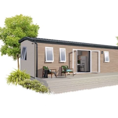 Stacaravan 8 personen - Stacaravan Confort+ 8 personen 4 slaapkamers 2 badkamers