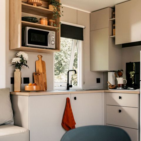Mobilhome 8 personas - Casa móvil «Confort+» para - 8 personas - 4 dormitorios - 2 baños - 40 m²
