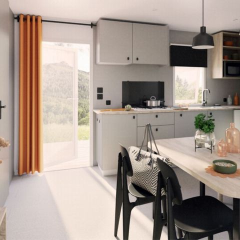 Mobilhome 7 personas - Casa móvil «Évasion+» para - 7 personas - 2 habitaciones - 28 m²