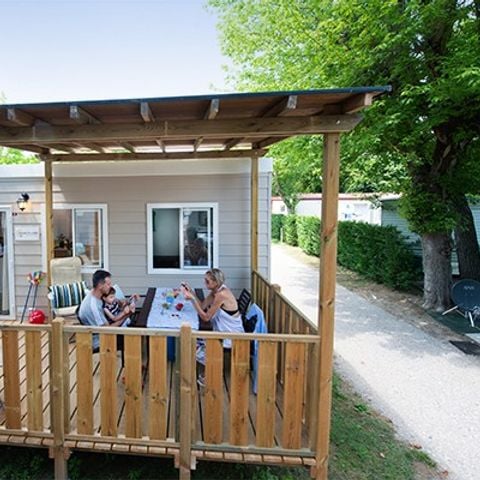 Mobile home 4 persons - Mobile-home | Comfort XL | 2 Bedrooms | 4 Pers. | Raised terrace | Air-con.