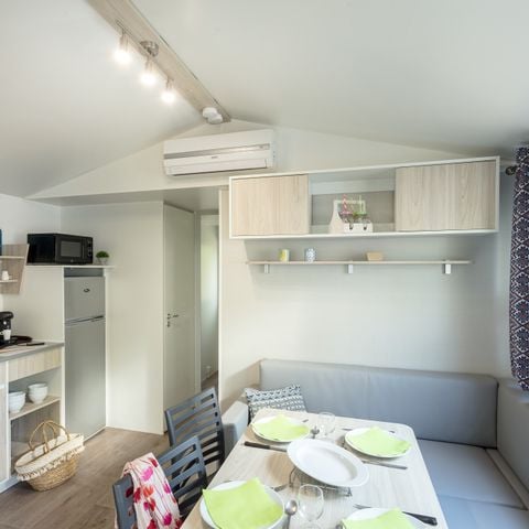 Mobile home 6 persons - Mobile home | Comfort XL | 3 Bedrooms | 6 Pers. | Raised terrace | Air conditioning