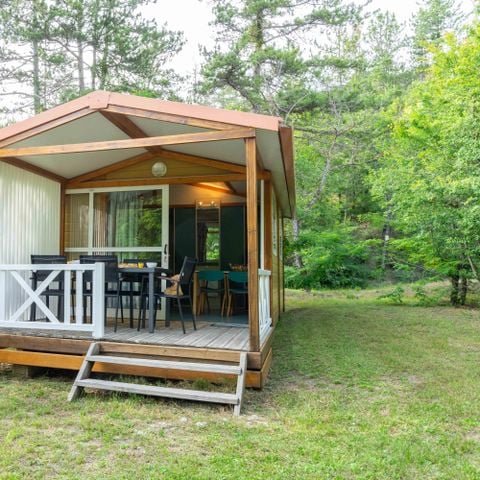 Chalet 5 personnes - Standard 25m² - 2 chambres - Terrasse