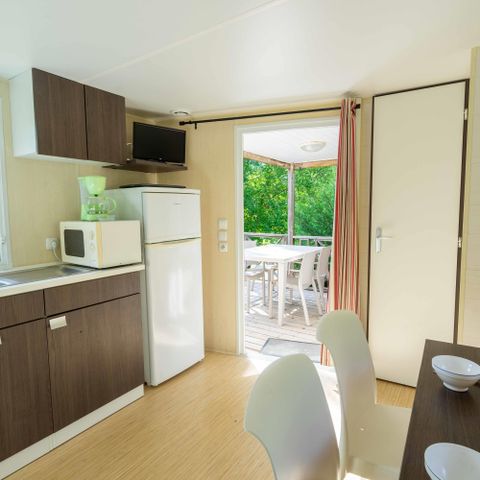 Mobilhome 4 personnes - Confort 29m² - 2 chambres - Terrasse