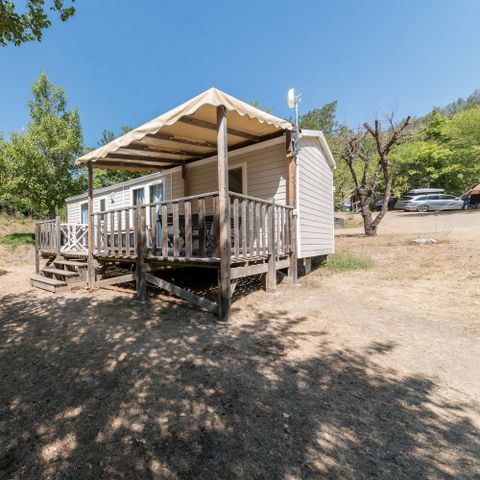 Mobilheim 4 personen - Mobilheim Confort 26m² 2 Zimmer + halbüberdachte Terrasse