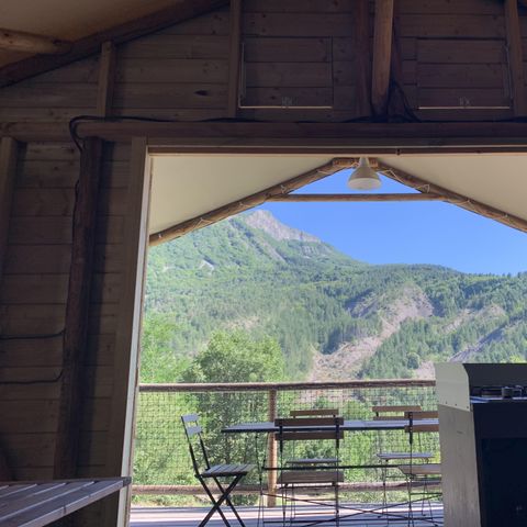 LODGE 4 persone - Cabane Lodge sur pilotis 34m² 2 camere + terrazza