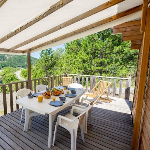 CHALET 6 personas - Chalet en bois Confort 35m² 3 habitaciones + TV + Terraza