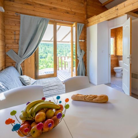 Chalet 6 personen - Chalet Confort 35m² 3 kamers + TV + Terras