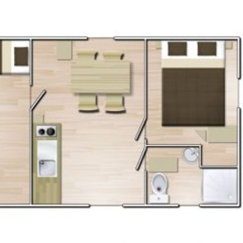 MOBILE HOME 4 people - Dominos